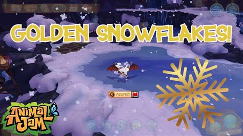 animal jam golden snowflake.